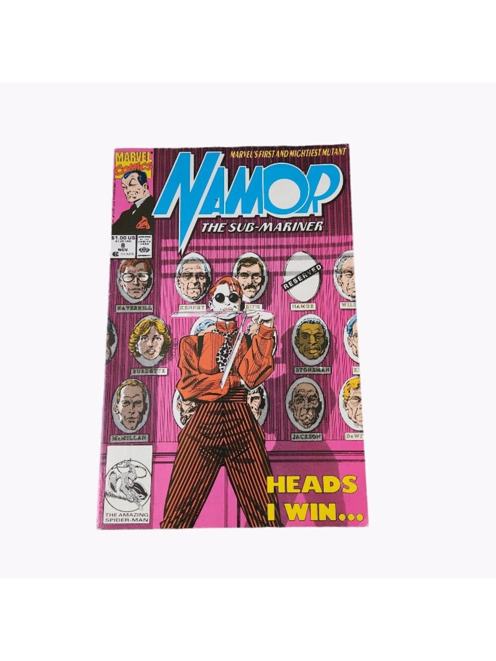 Marvel Namor The Sub-Mariner #8 1990 Comic Book Collector Bagged Boarded